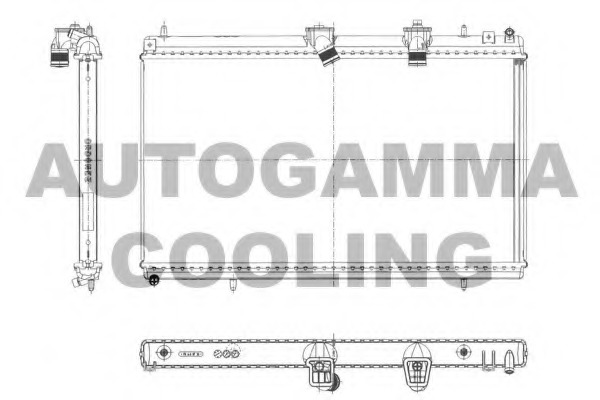 Radiator racire motor