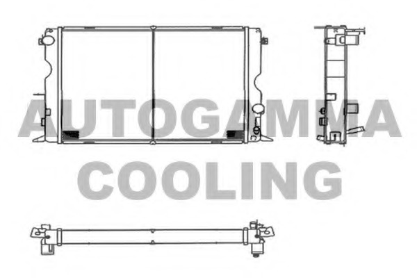 Radiator racire motor