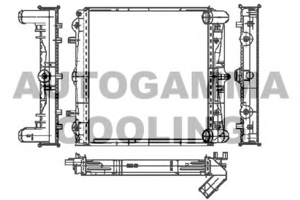 Radiator racire motor