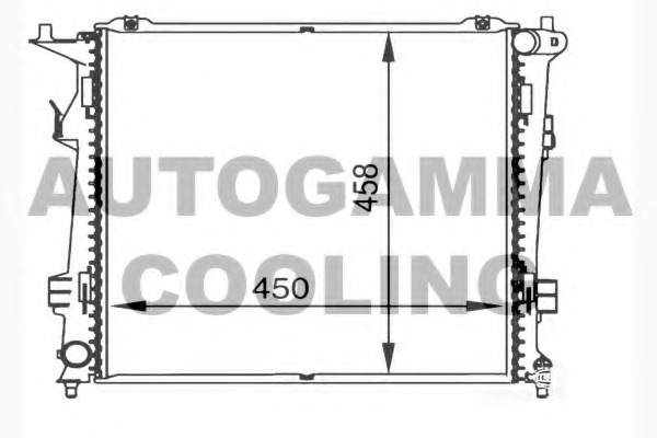 Radiator racire motor