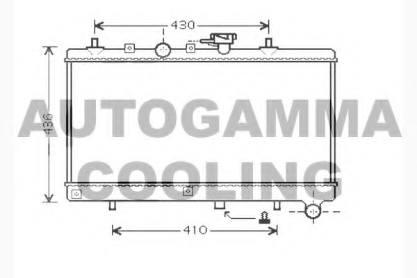 Radiator racire motor