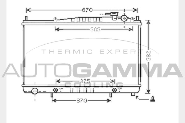 Radiator racire motor