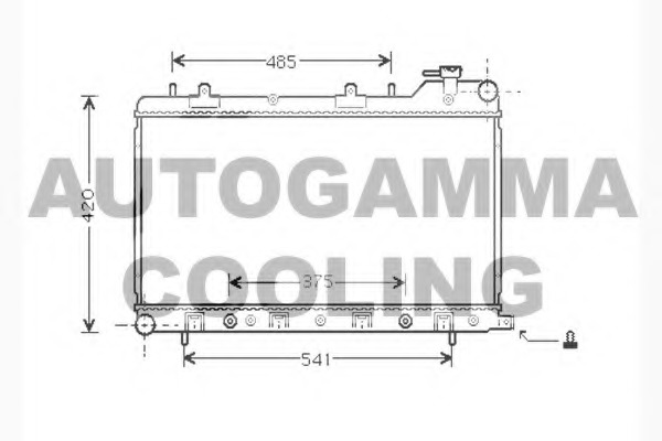 Radiator racire motor