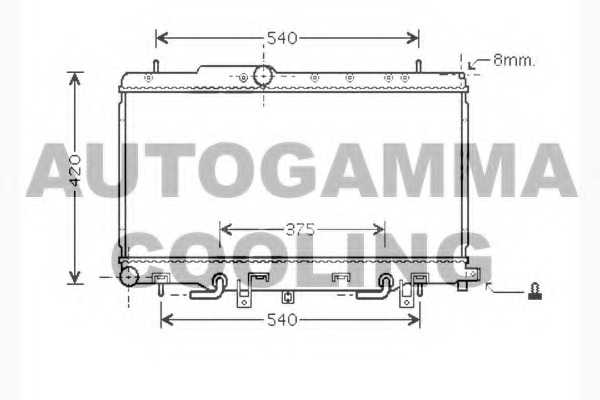 Radiator racire motor