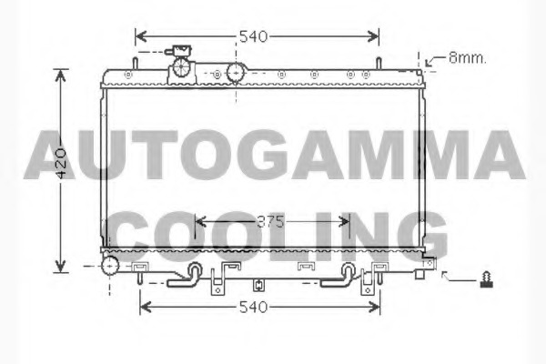 Radiator racire motor