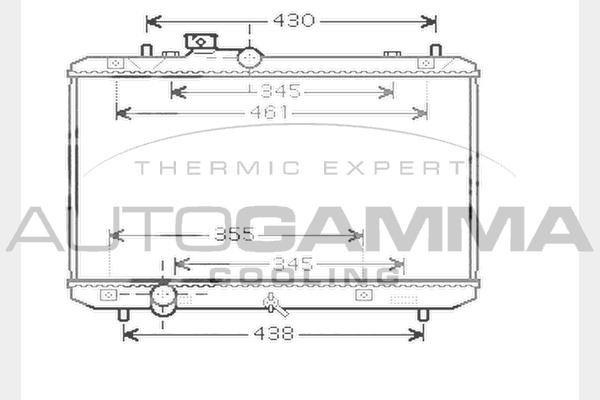 Radiator racire motor