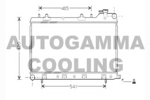 Radiator racire motor