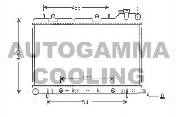 Radiator racire motor