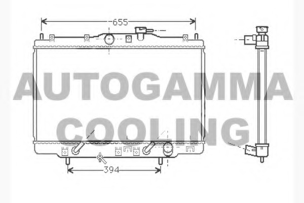 Radiator racire motor