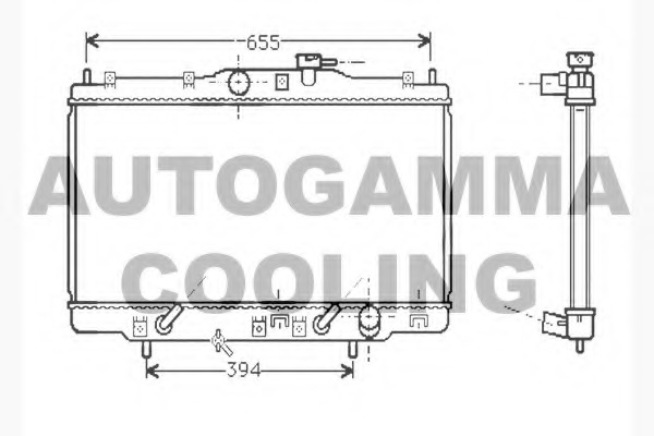 Radiator racire motor