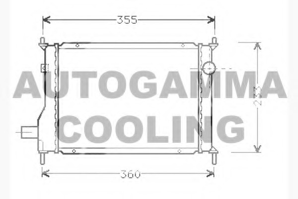 Radiator racire motor