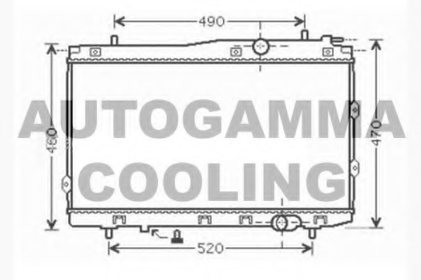 Radiator racire motor