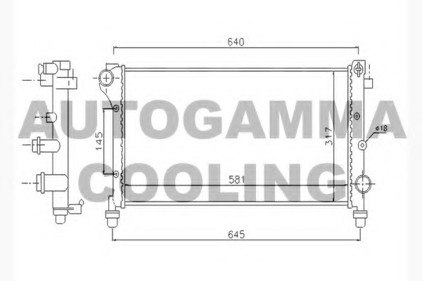 Radiator racire motor