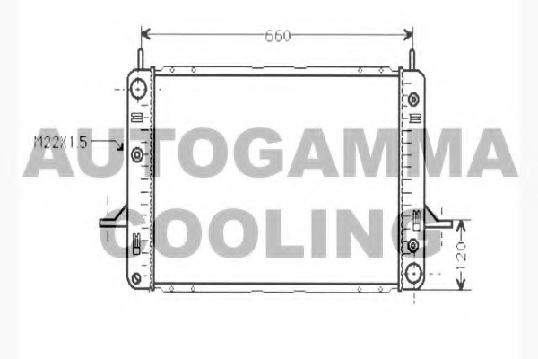 Radiator racire motor