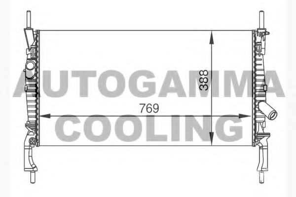 Radiator racire motor