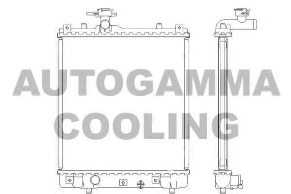 Radiator racire motor