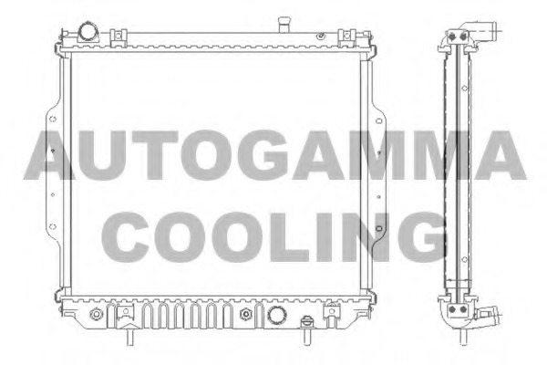 Radiator racire motor