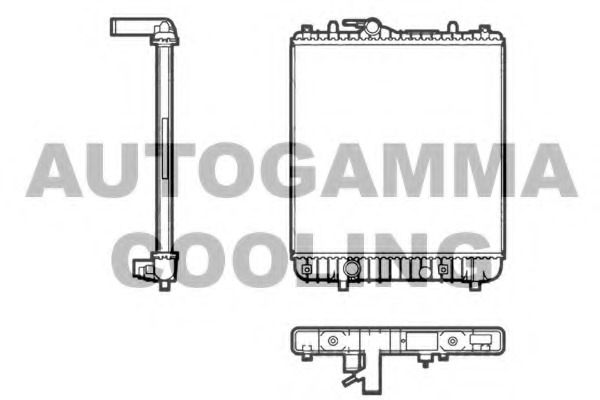 Radiator racire motor