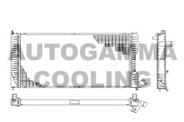 Radiator racire motor