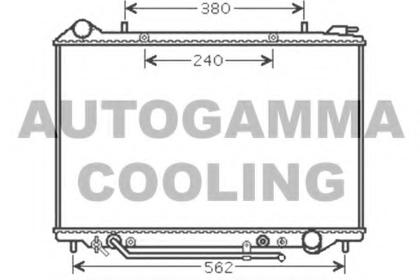 Radiator racire motor