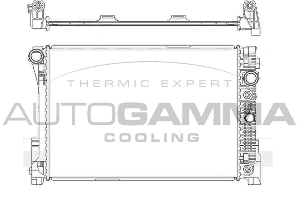 Radiator racire motor