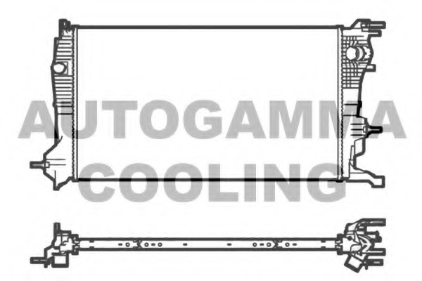 Radiator racire motor