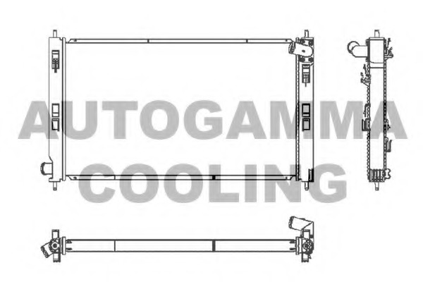 Radiator racire motor