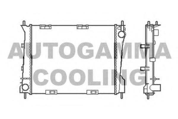 Radiator racire motor