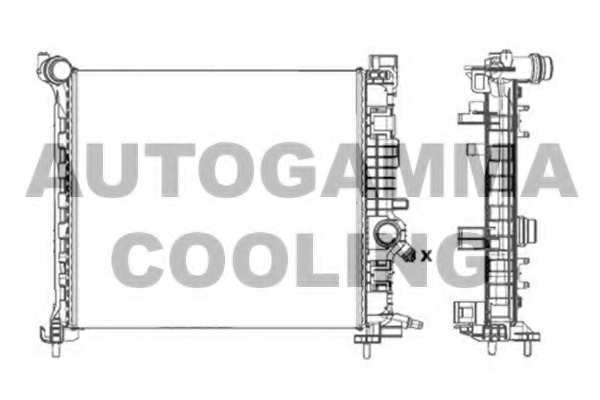 Radiator racire motor