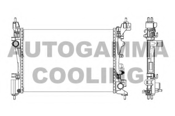 Radiator racire motor