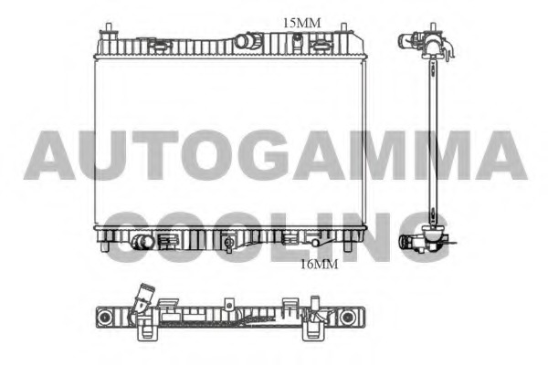 Radiator racire motor