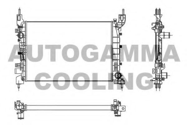 Radiator racire motor