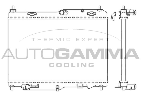 Radiator racire motor