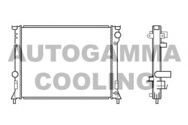 Radiator racire motor