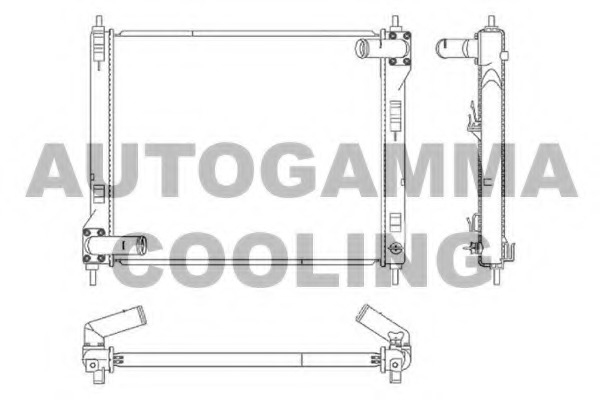 Radiator racire motor