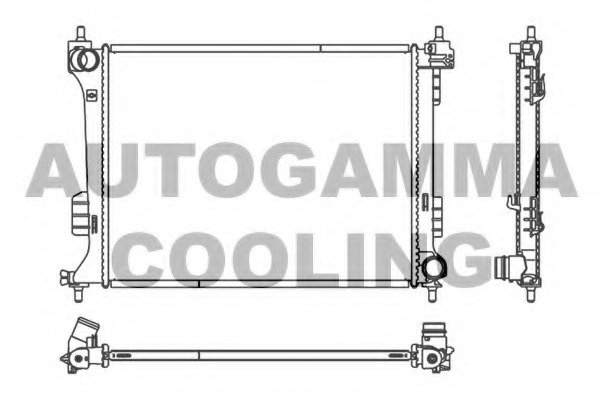 Radiator racire motor