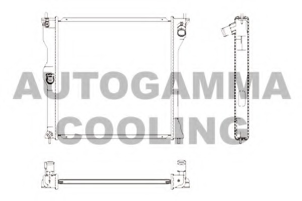 Radiator racire motor