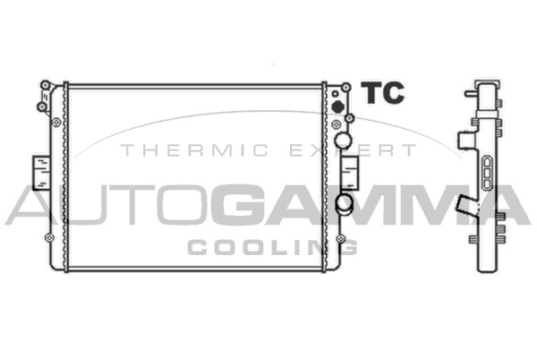 Radiator racire motor