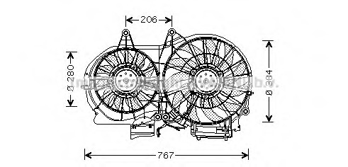 Ventilator radiator