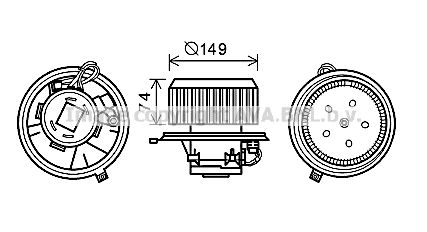 Ventilator habitaclu