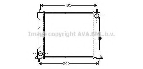 Radiator racire motor