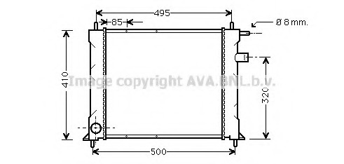 Radiator racire motor