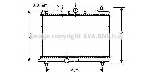 Radiator racire motor