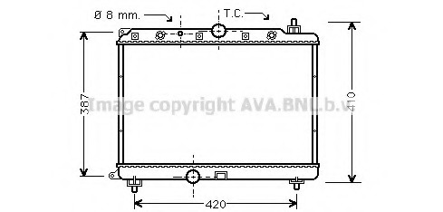 Radiator racire motor