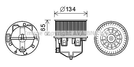 Ventilator habitaclu