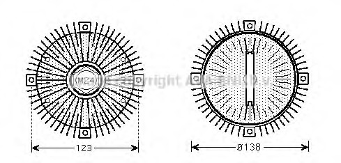 Ventilator radiator