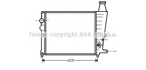 Radiator racire motor