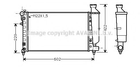 Radiator racire motor