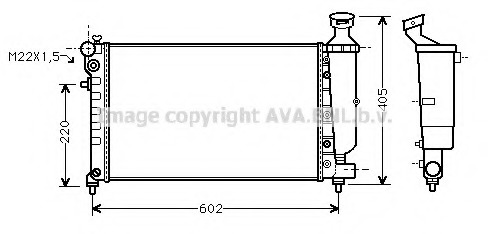 Radiator racire motor