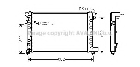 Radiator racire motor